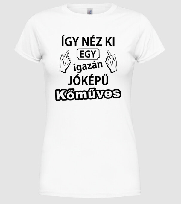  minta fehér pólón