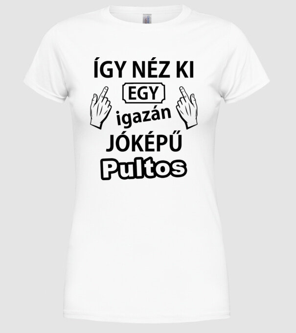  minta fehér pólón