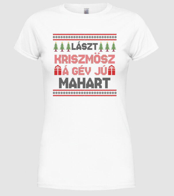  minta fehér pólón
