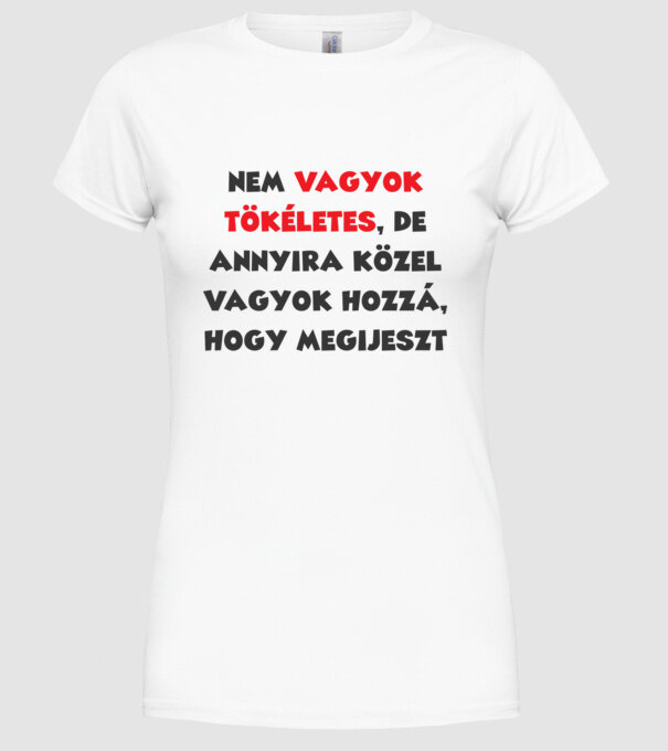 minta fehér pólón