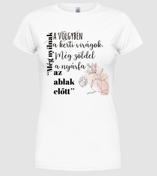  minta fehér pólón