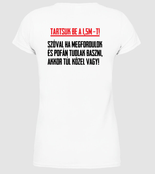  minta fehér pólón