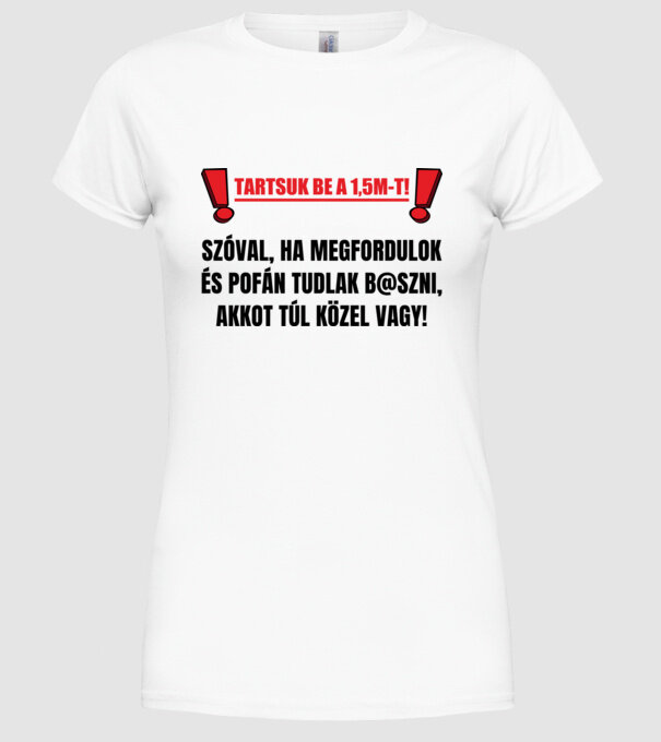  minta fehér pólón