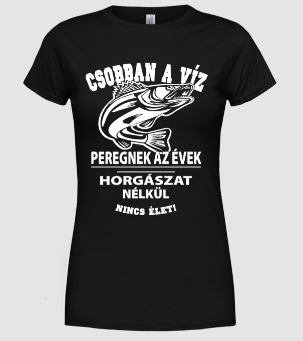  minta fekete pólón