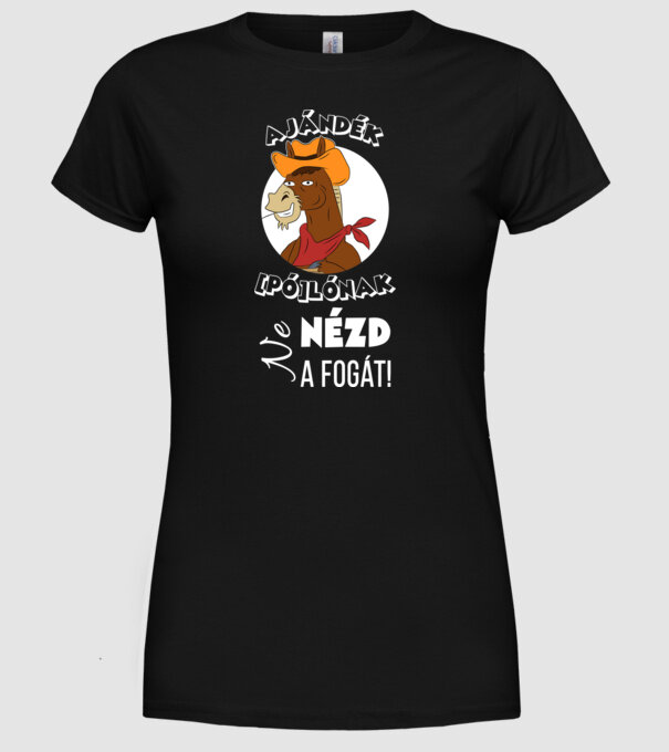  minta fekete pólón