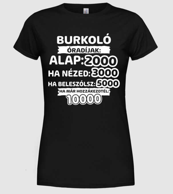  minta fekete pólón