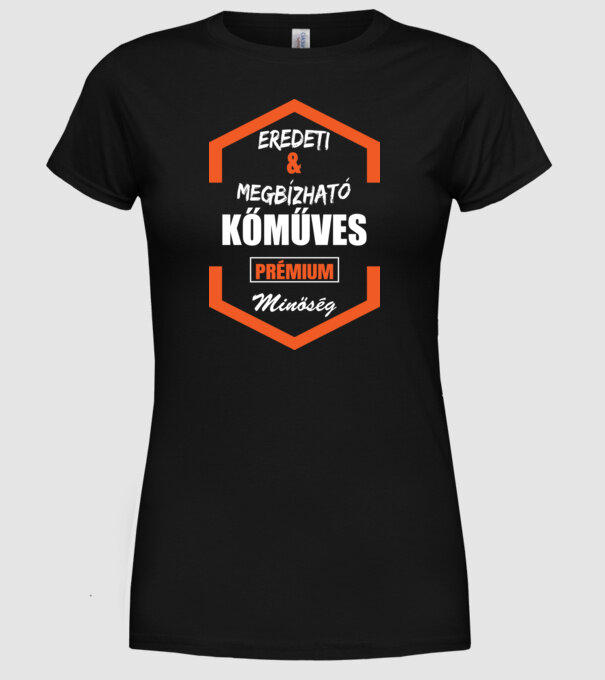  minta fekete pólón