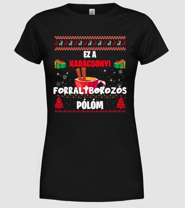  minta fekete pólón
