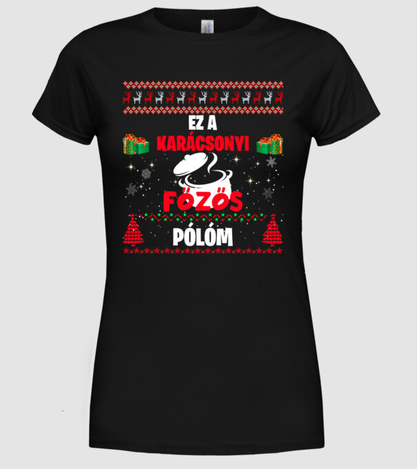  minta fekete pólón