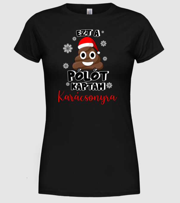  minta fekete pólón