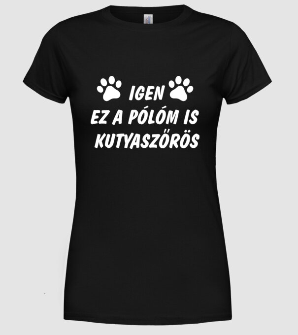  minta fekete pólón