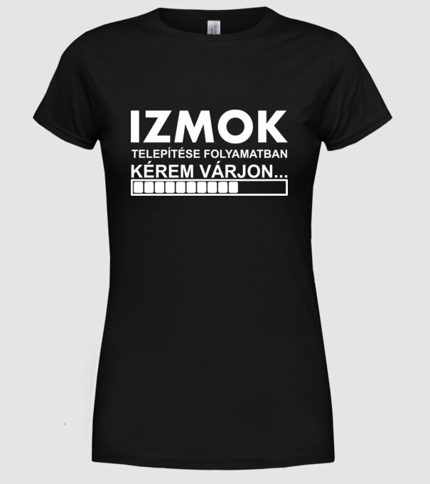  minta fekete pólón