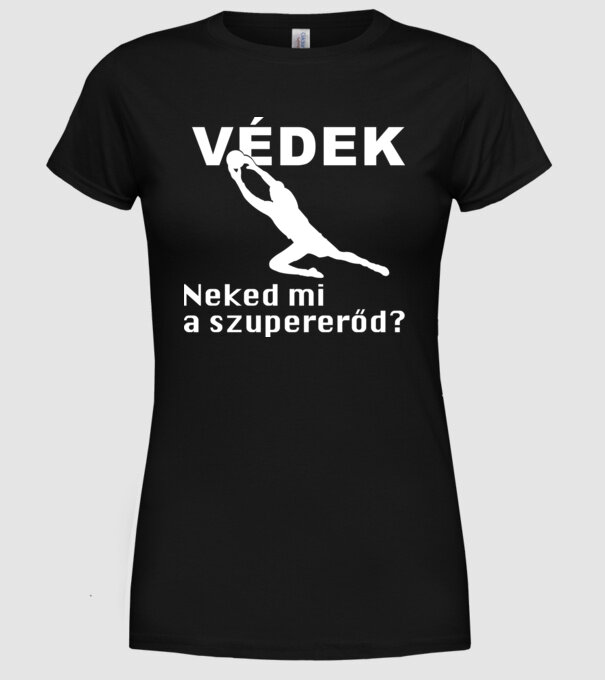  minta fekete pólón