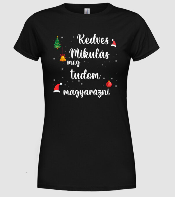  minta fekete pólón