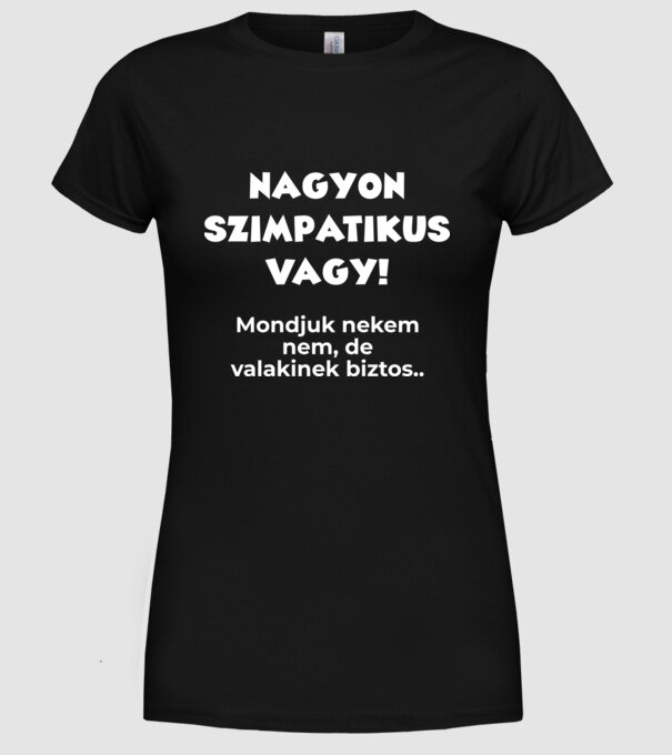  minta fekete pólón
