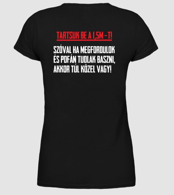  minta fekete pólón