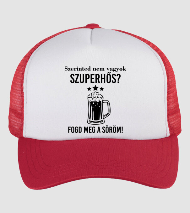  minta fehér/piros pólón