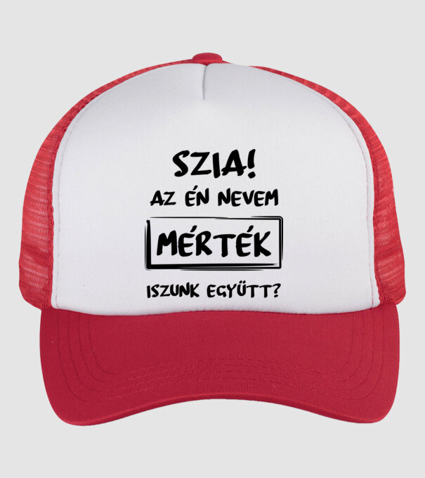  minta fehér/piros pólón