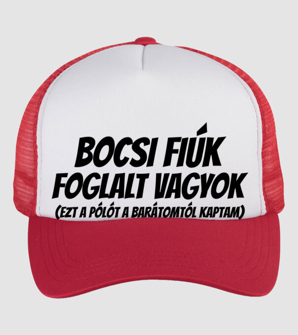  minta fehér/piros pólón