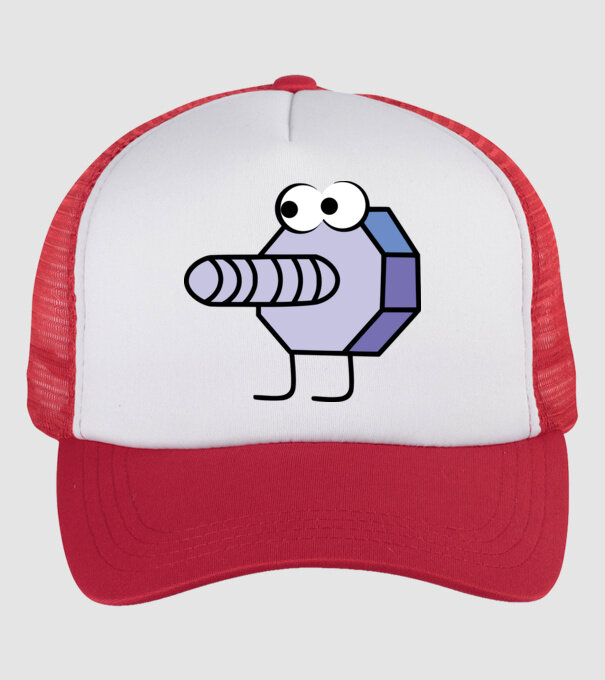  minta fehér/piros pólón