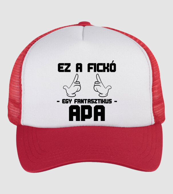  minta fehér/piros pólón