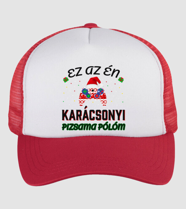  minta fehér/piros pólón