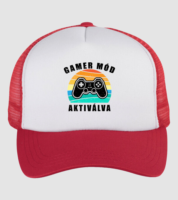  minta fehér/piros pólón