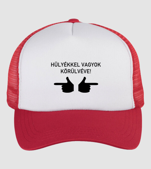  minta fehér/piros pólón