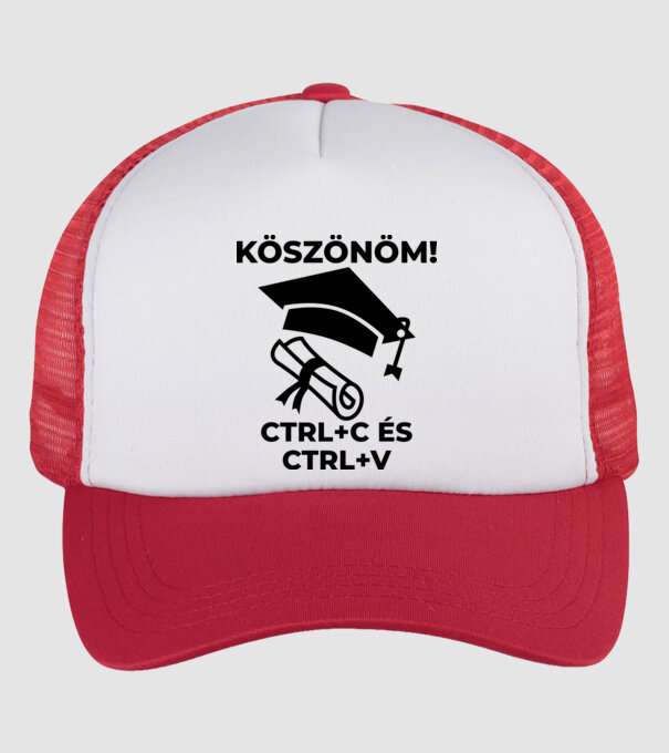  minta fehér/piros pólón