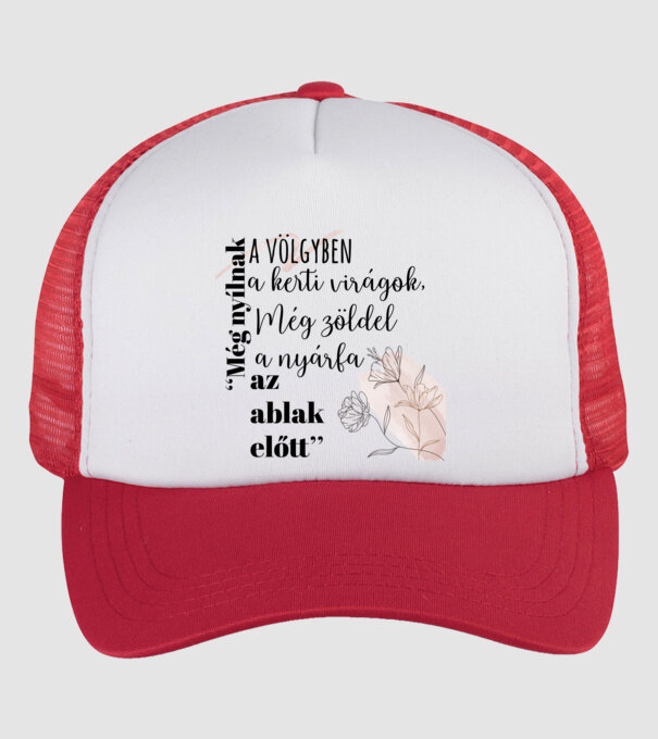  minta fehér/piros pólón
