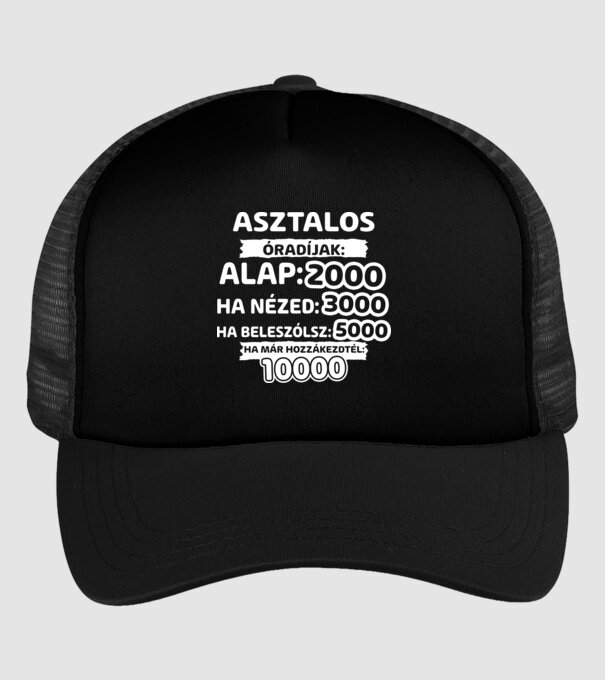  minta fekete pólón