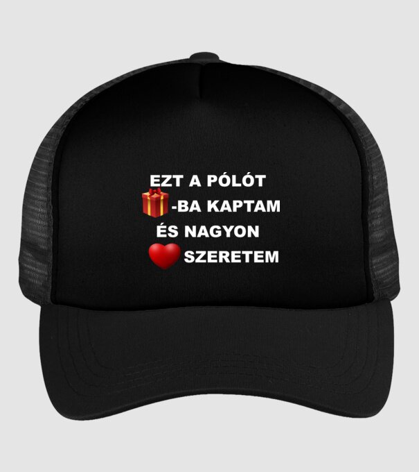  minta fekete pólón