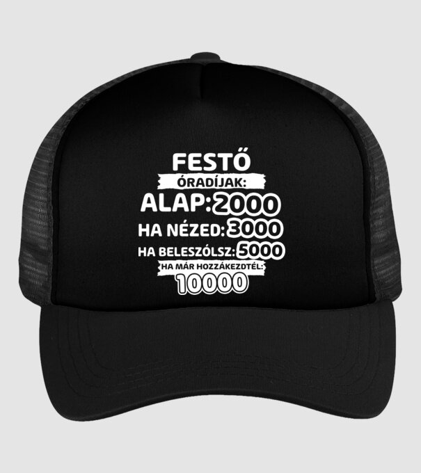  minta fekete pólón