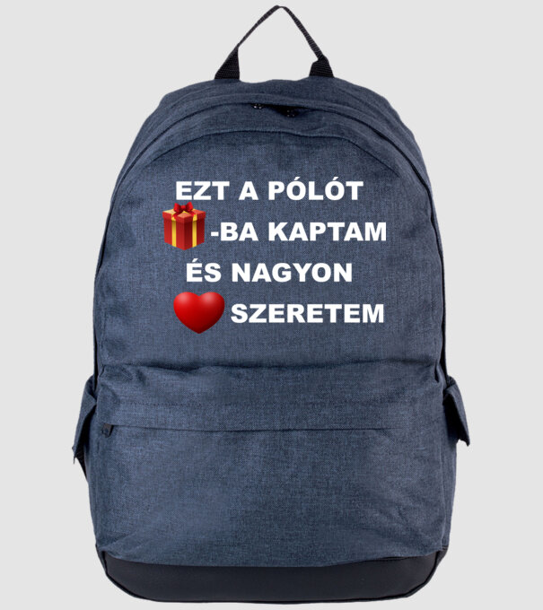  minta farmerkék pólón