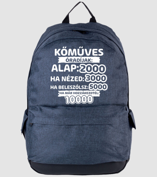  minta farmerkék pólón