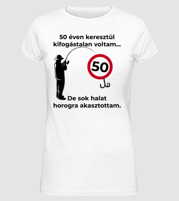  minta fehér pólón