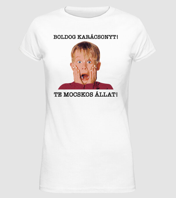  minta fehér pólón