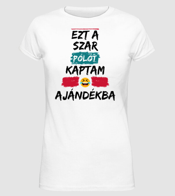  minta fehér pólón