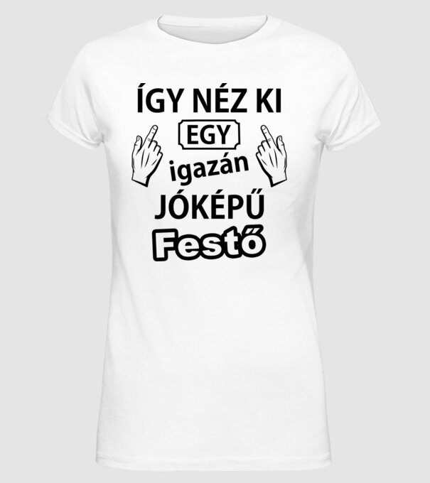  minta fehér pólón