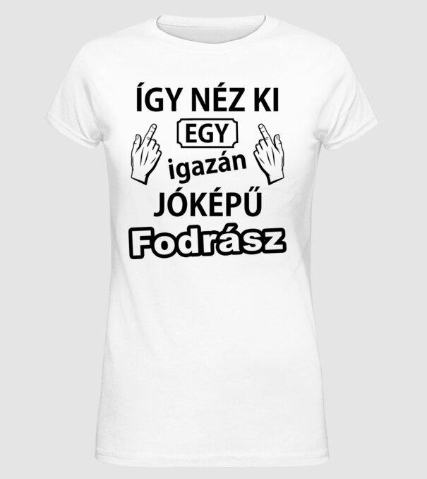  minta fehér pólón