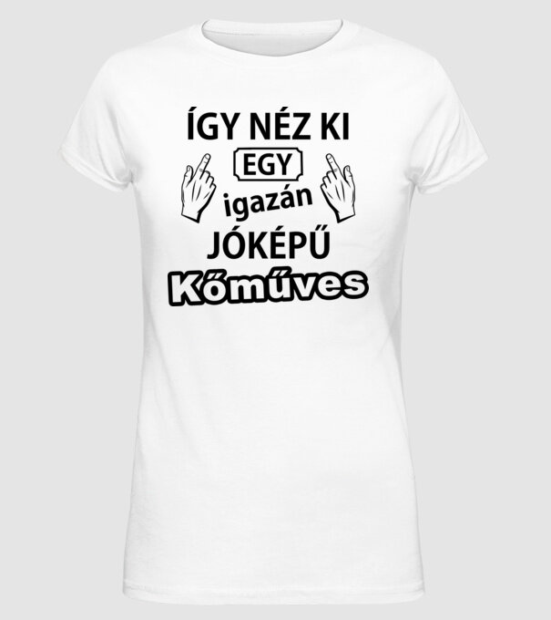  minta fehér pólón