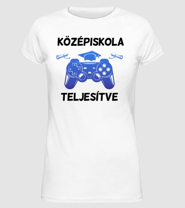 minta fehér pólón
