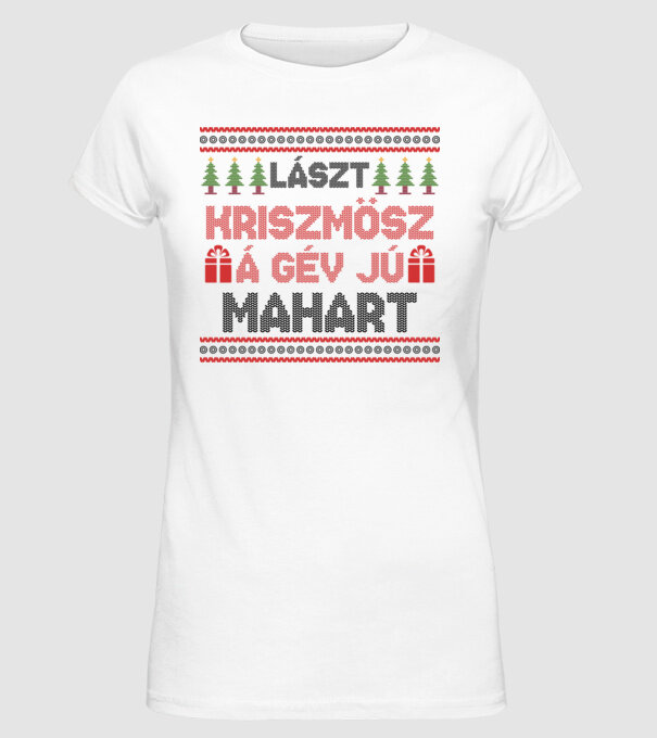  minta fehér pólón