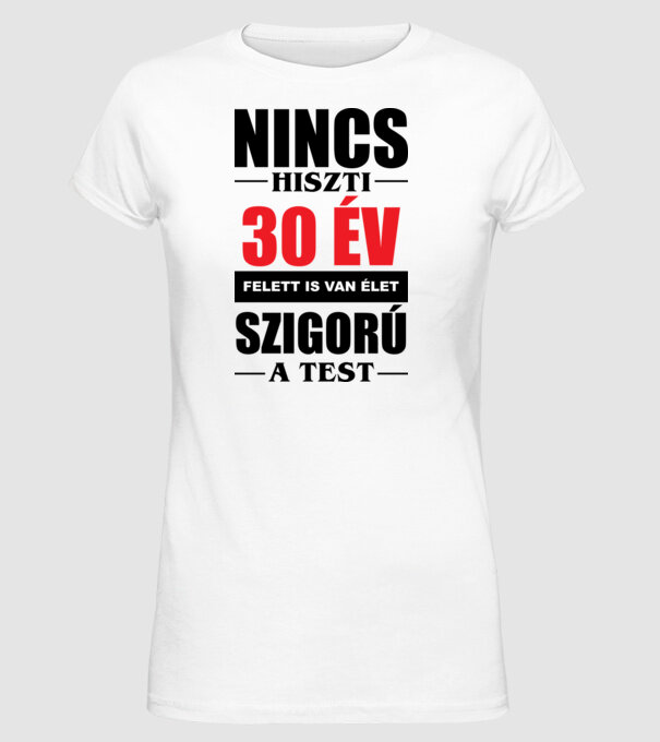  minta fehér pólón