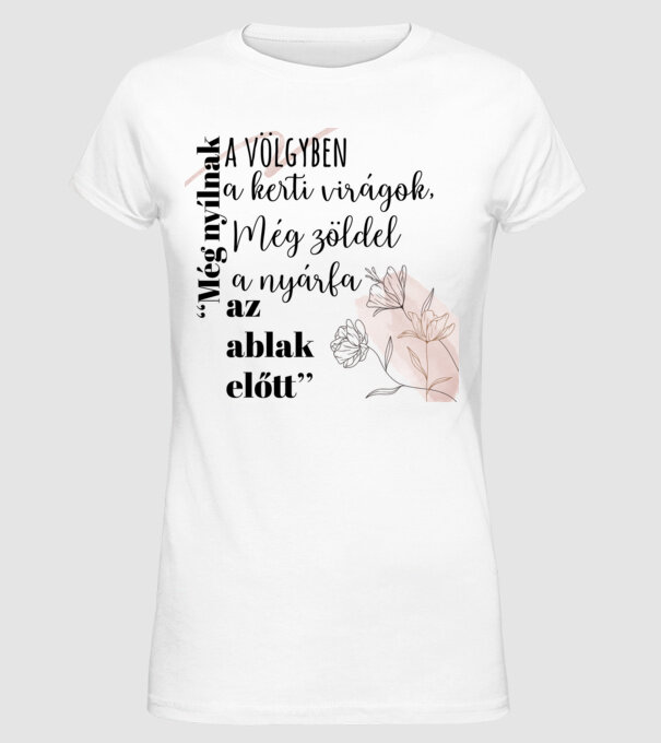 minta fehér pólón