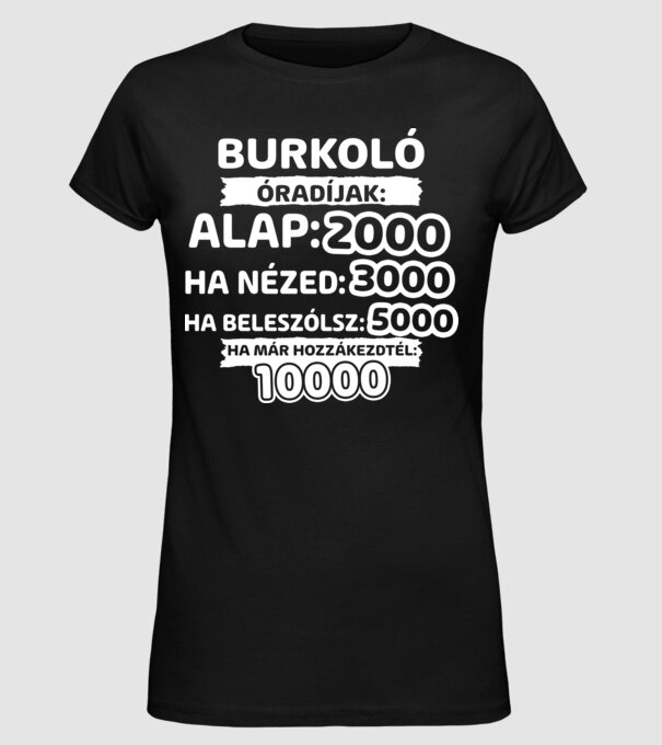  minta fekete pólón
