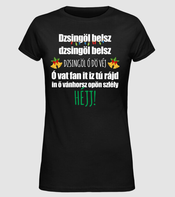  minta fekete pólón