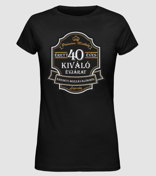  minta fekete pólón