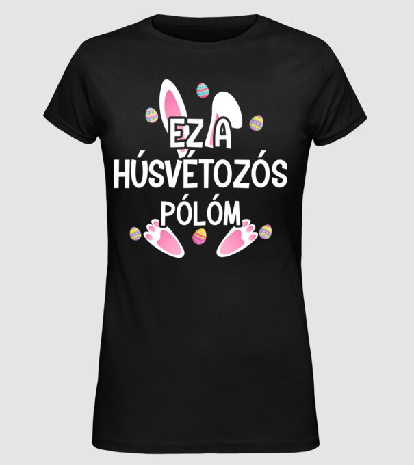  minta fekete pólón