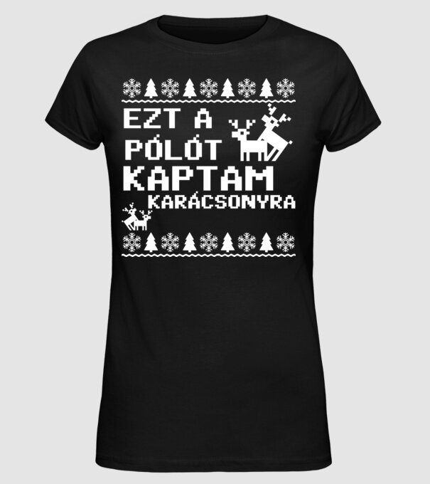  minta fekete pólón